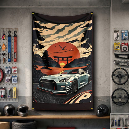 Ryuki Racing Culture Flag