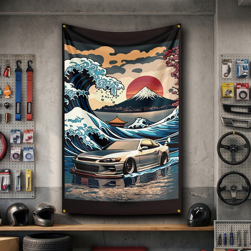 Ryuki Racing Culture Flag