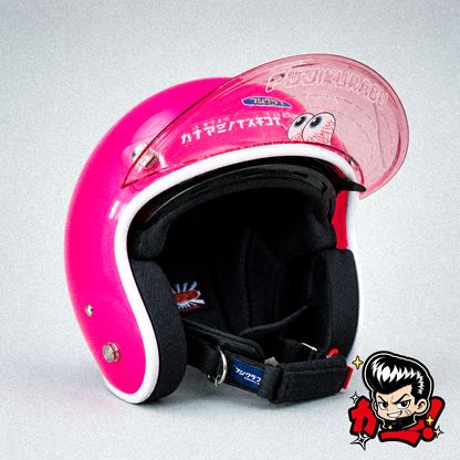 FUJIKURABU Retro Helmet - Pink