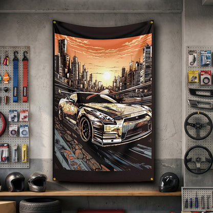 Ryuki Racing Culture Flag