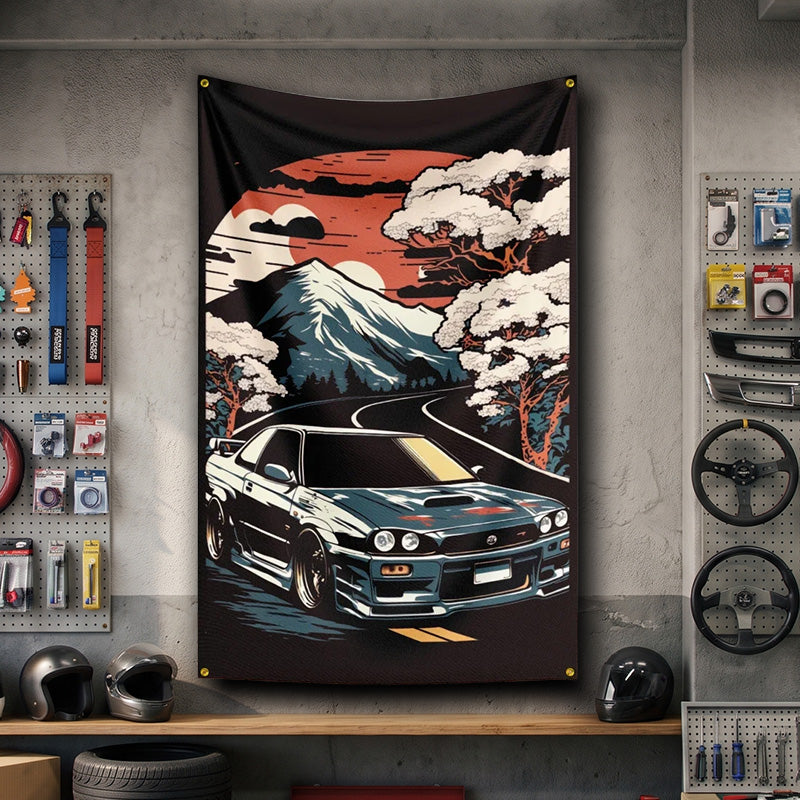 Ryuki Racing Culture Flag