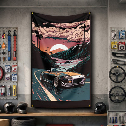 Ryuki Racing Culture Flag