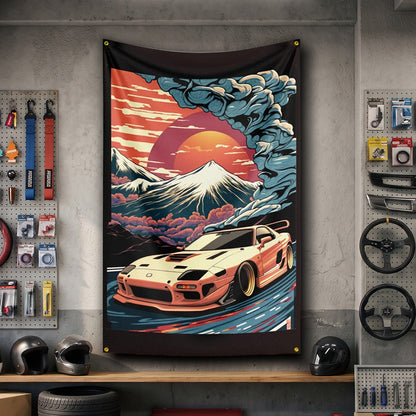 Ryuki Racing Culture Flag