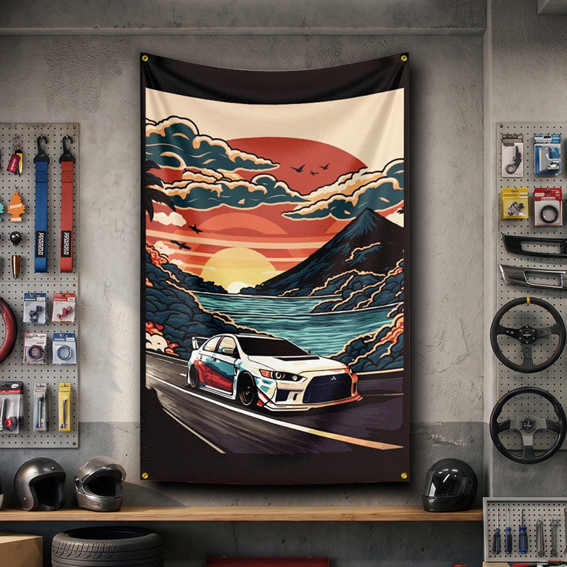 Ryuki Racing Culture Flag