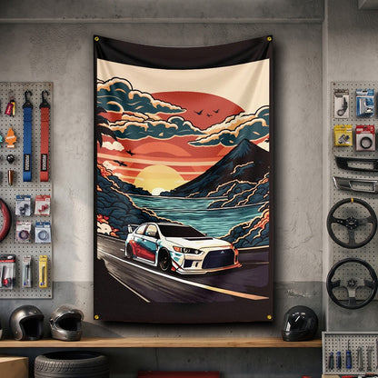 Ryuki Racing Culture Flag